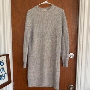 Michael Kors Gray Sweater Dress Size S